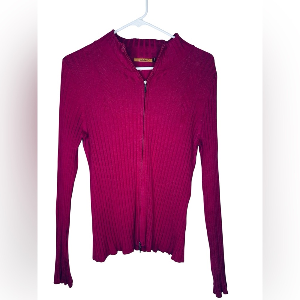Belldini Fuchsia Ribbed sweater